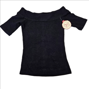 NWT Authentic American Heritage Black Fitted Short Sleeve Shirt Size Small